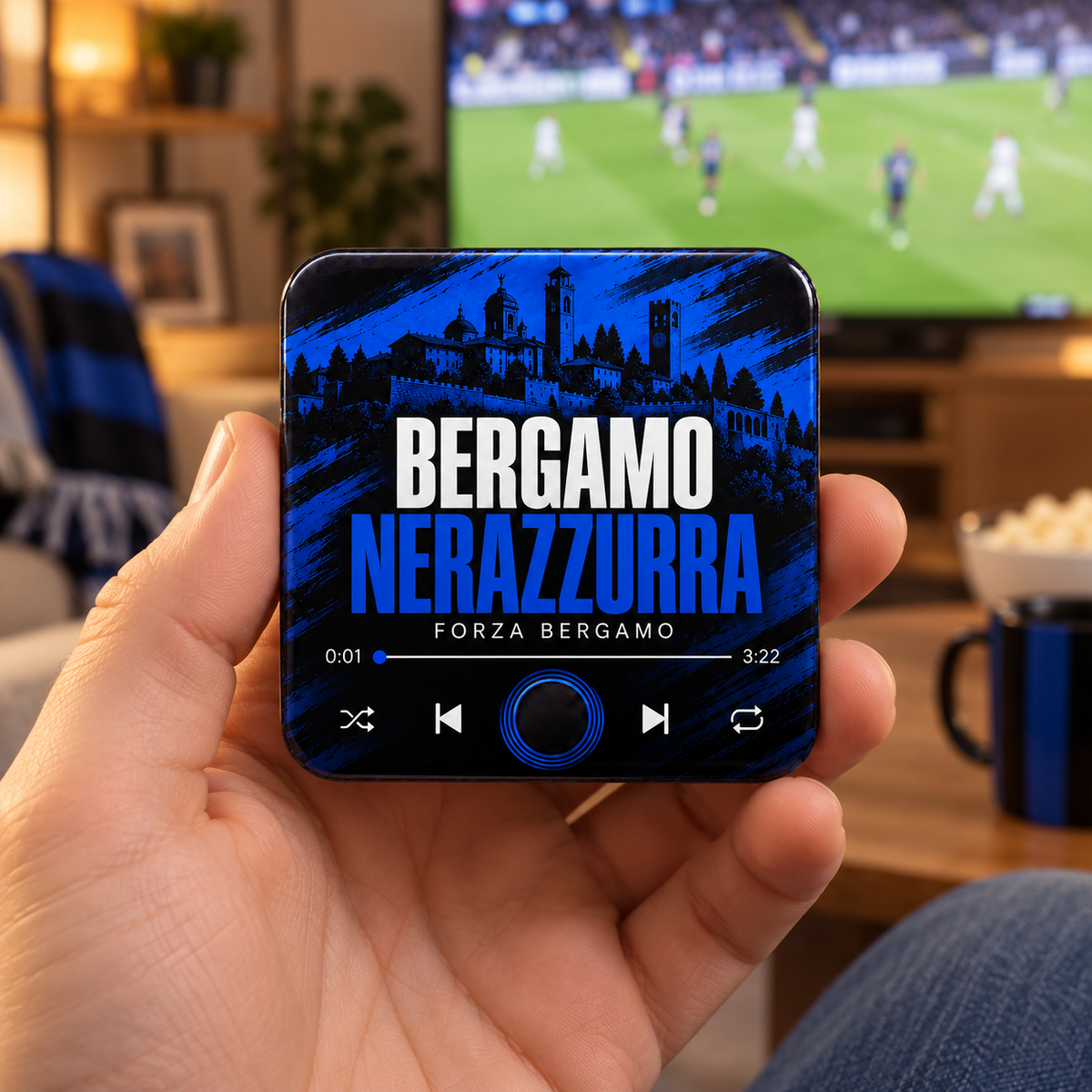 Bergamo Nerazzurra Football Sound Magnet - product image 2