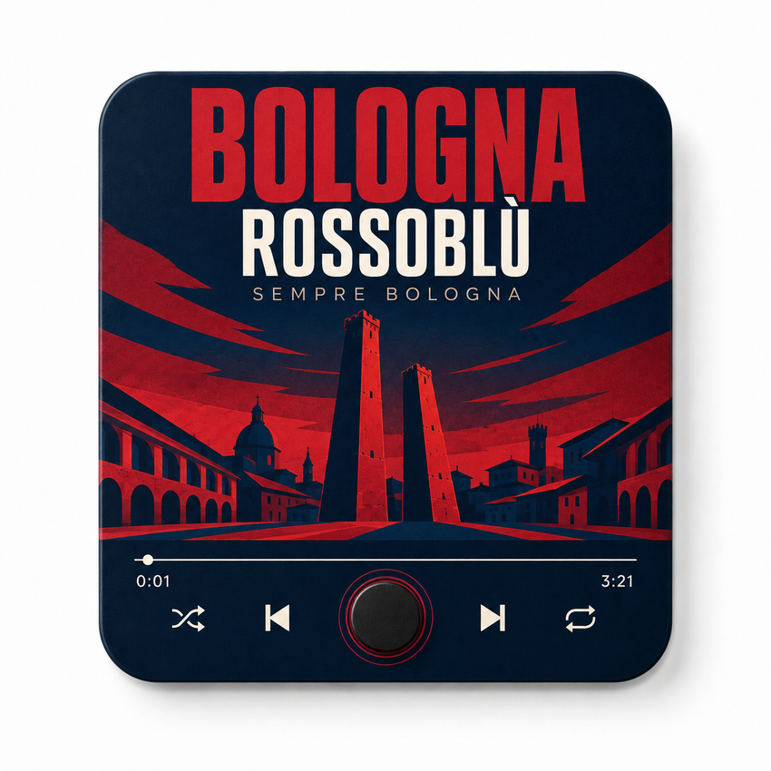 Bologna Rossoblù Football Sound Magnet - product image 1