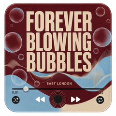 East London Claret and Blue Soundmagnet