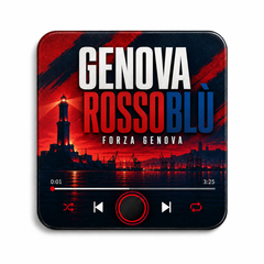 Genova Rossoblù Football Sound Magnet - product image 1