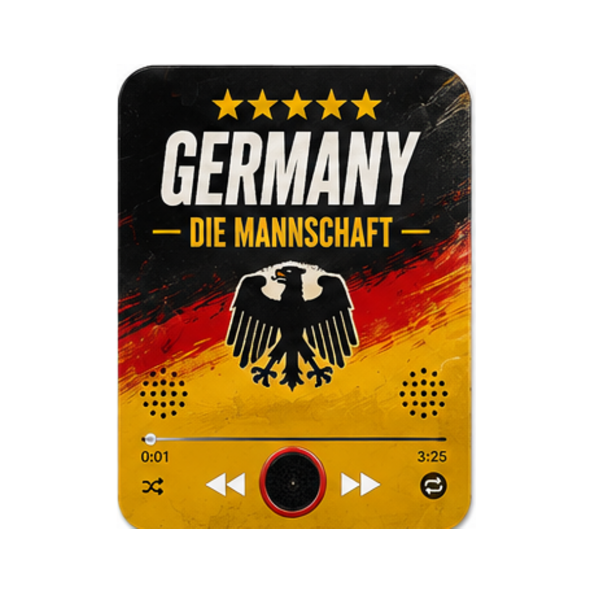 Germany football sound magnet