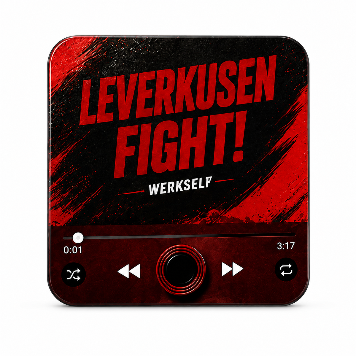 Leverkusen sound magnet on white background