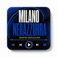 Milano Nerazzurra Football Sound Magnet – product on white background