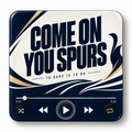 North London White Fußball-Soundmagnet – Come On You Spurs