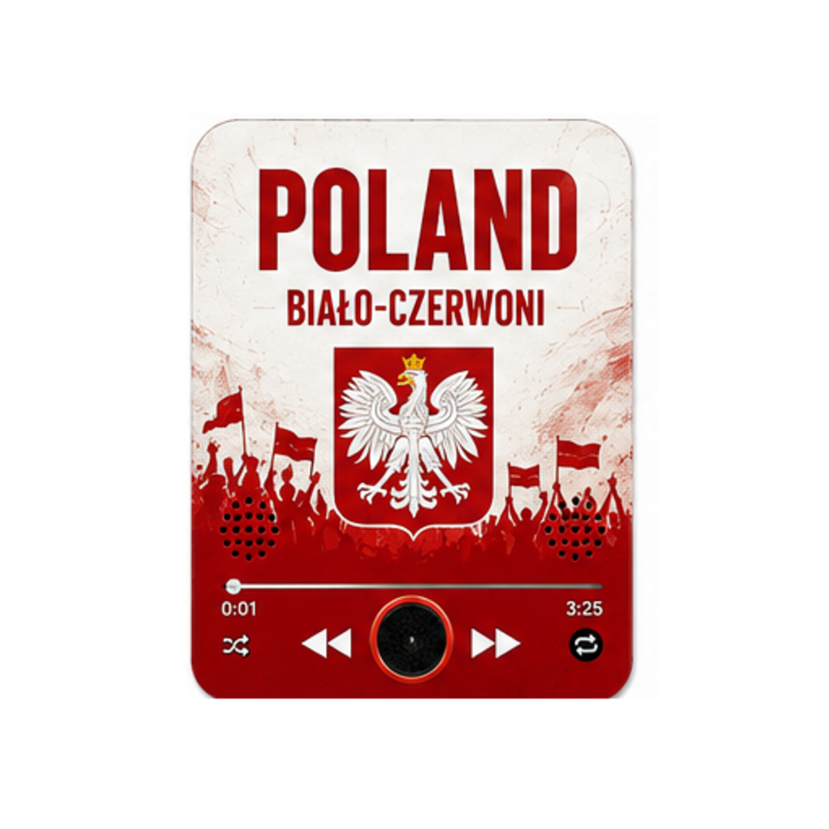 Poland football sound magnet