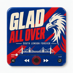 South London red and blue football sound magnet