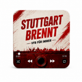 Stuttgart sound magnet on white background