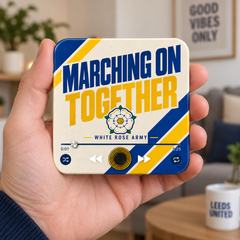 Yorkshire blue and yellow football sound magnet